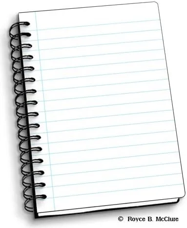 Vista 2 de Unicorn – 4" x 6" 3d Notebook