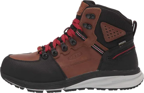 Vista 8 de KEEN Utility Botas de trabajo de almacén Red Hook impermeables para hombre de media altura con punta compuesta