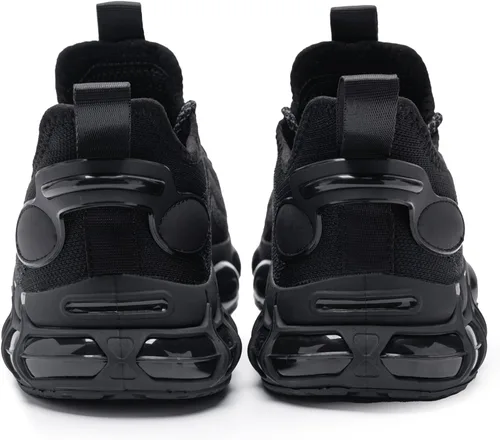 Vista 5 de Zapatos deportivos para caminar para hombre, sin cordones, con malla con amortiguación de aire, a la moda, para gimnasio, informales, atléticos