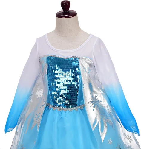 Vista 4 de Dressy Daisy Toddler Little Girls' Ice Princess Dress Costume Birthday Halloween Christmas Fancy Party Dresses