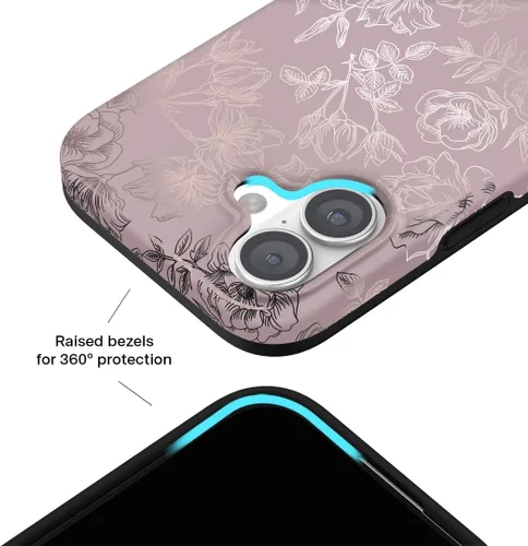 Vista 914 de VELVET CAVIAR Funda para iPhone 15, compatible con MagSafe, probada contra caídas de 10 pies, fundas protectoras de diseño, leopardo color rosa