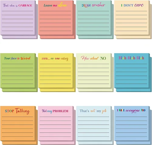 Vista 67 de Yinder 12 notas adhesivas inspiradoras, bonitas notas adhesivas motivacionales, regalos de agradecimiento a los empleados, a granel para profesores