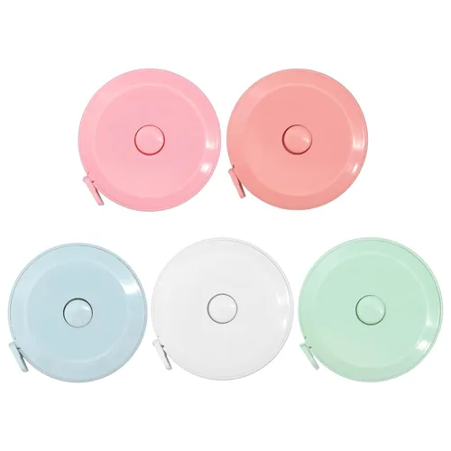 Vista 8 de Cinta métrica, paquete de 5 cintas métricas para medidas corporales y pérdida de peso, cinta métrica retráctil para costura, tela, ropa, sastre