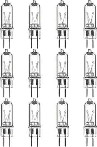 Vista 4 de Sunlite Q35/GY6/120V Bombilla halógena GY6.35 de 35 W, con base de dos pines, transparente