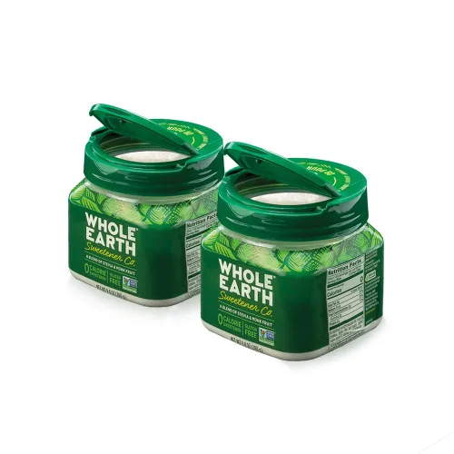 Vista 10 de Whole Earth Endulzante de Estevia y Fruto del Monje a Base de Plantas, Frasco de 9.8 Onzas