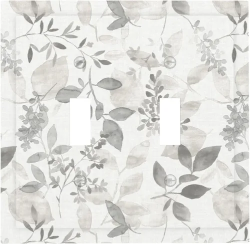 Vista 26 de Placa de Pared en Blanco de 1-Gang Sin Dispositivo Beige Lindo Vintage Boho de los 70s Hongo Fungus Planta Floral Botánica Libélula Interruptor