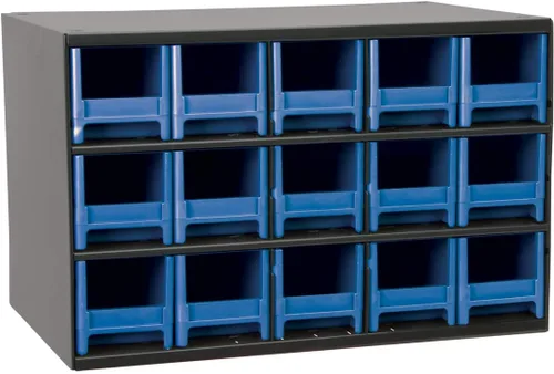 Vista 17 de Akro-Mils Gabinete de almacenamiento de acero para garaje, gabinete organizador de metal para piezas pequeñas, herramientas, clavos, tornillos