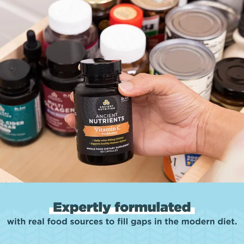 Vista 9 de Ancient Nutrition Zinc 30 unidades + vitamina C (60 unidades)