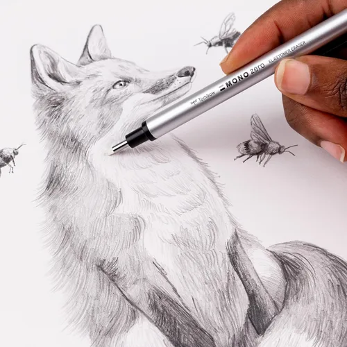 Vista 4 de Tombow 57316 Recambios de borrador Mono Zero, redondos de 2,3 mm, paquete de 2