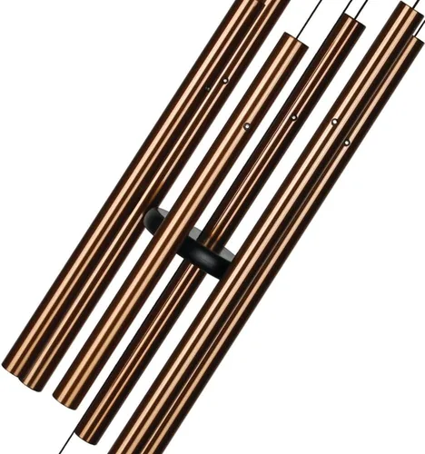 Vista 3 de Woodstock Chimes Signature Collection, Bells of Paradise, Bronze 44", Decor Designs Wind Chimes for Outdoor, Patio, Home or Garden Décor (BPLBR)