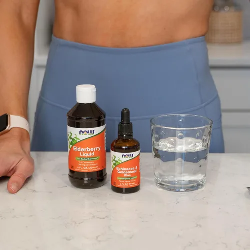 Vista 6 de NOW Foods Suplementos, saúco líquido 500 mg, concentrado 10:1, eliminador de radicales libres*, 8 onzas