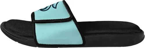 Vista 136 de FOCO Sandalias deportivas de espuma para ducha con logotipo de equipo universitario de la NCAA para hombre