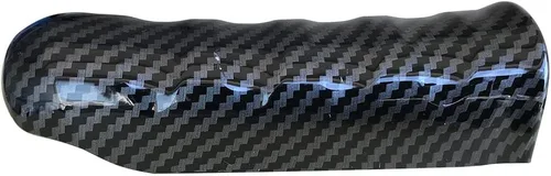 Vista 6 de ruihe Cubierta de manija de freno de mano de estacionamiento de color fibra de carbono moldura compatible con Ford Ranger 2016 2017 2018 2019 2020