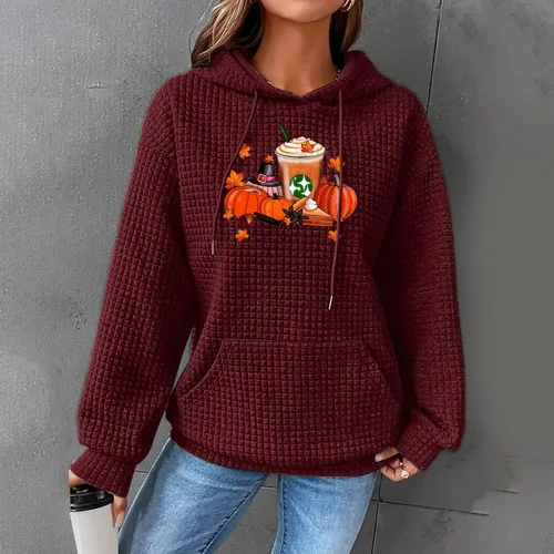 Vista 155 de SHAOBGE Sudaderas con capucha de gran tamaño para mujer, sudaderas con capucha para entrenamiento, suéteres casuales y cómodos trajes de moda