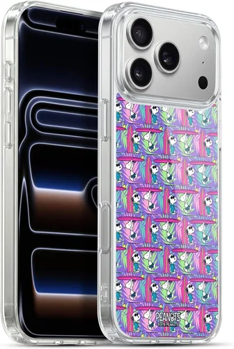 Vista 146 de Head Case Designs Funda de gel suave con licencia oficial de Peanuts Tropical Surf Snoopy Aloha Disco compatible con Apple iPhone 13 Mini Surf