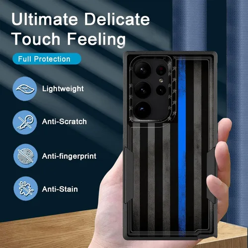 Vista 248 de Funda para Galaxy A14 5G, resistente de doble capa híbrida de policarbonato duro, goma suave, a prueba de golpes, funda protectora resistente