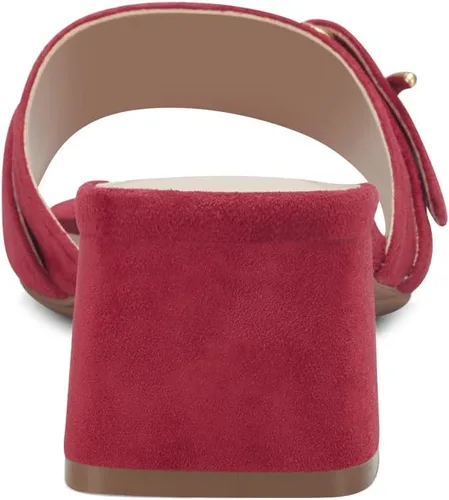 Vista 3 de Aerosoles Sandalias Evvie Slide para mujer, gamuza roja, 5, Rojo (Red Suede)