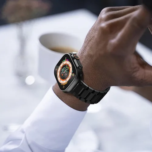 Vista 9 de Ultra Look - FULLIFE 2 en 1 compatible con Apple Watch Series 11/10 de 1.654 pulgadas, protector de pantalla impermeable, frente y trasera