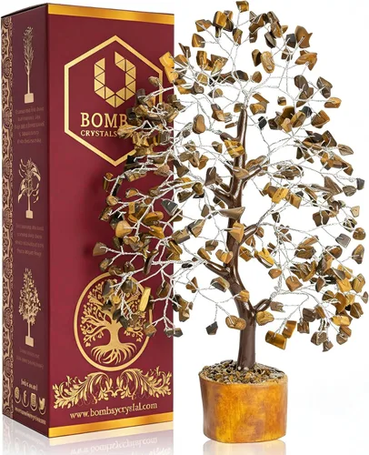 Vista 11 de Conjunto de Árboles de Cristal de 12, Regalos Pensados para Mujeres, Decoración de Escritorio de Oficina, Hogar, Decoración de Estante para Energía