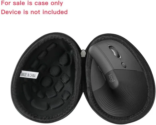 Vista 2 de adada Estuche de viaje rígido para ratón ergonómico vertical Logitech Lift (negro)
