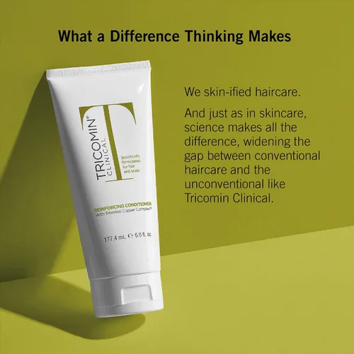 Vista 3 de NEOVA Tricomin Acondicionador Refuerzo - Fórmula rica en humedad. Refuerza y fortalece el cabello para minimizar la rotura del mechón y las puntas
