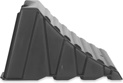 Vista 4 de Camco 44418 cuña para ruedas, 2 unidades, color gris oscuro