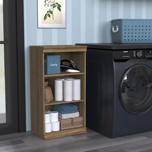 Vista 9 de ClosetMaid - Unidad de almacenamiento modular apilable de 3 estantes, color arena