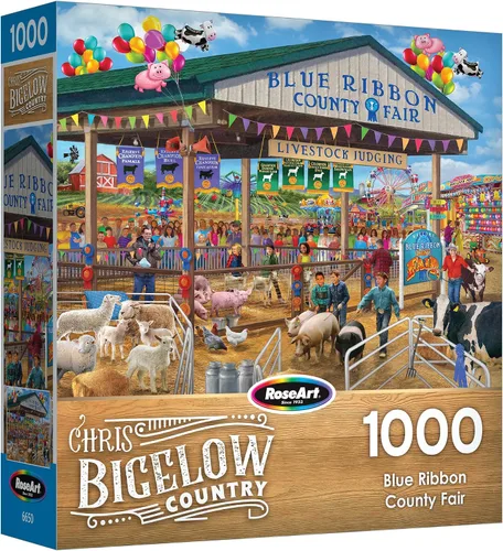 Vista 10 de RoseArt Chris Bigelow The Barn Dance - Rompecabezas de 1000 piezas