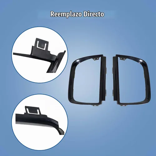 Vista 4 de WFLNHB Juego de 4 cubiertas de bisel de luz trasera de repuesto para Chevy Camaro LT LS SS 2010-2013 biseles negros brillantes para el lado