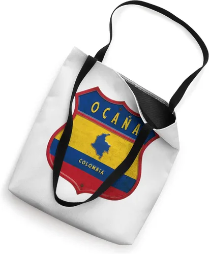 Vista 2 de Ocaña Colombia coat of arms flags city gift Tote Bag