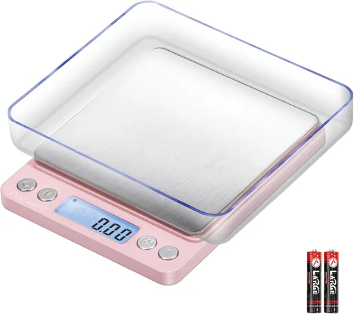 Vista 14 de Fuzion Báscula digital de gramos, precisión de 0.0004 oz, báscula digital de joyería de 17.64 oz Negro