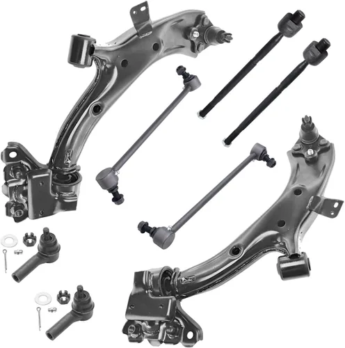 Vista 220 de Detroit Axle - Kit de suspensión frontal de 8 piezas para Chevy Silverado