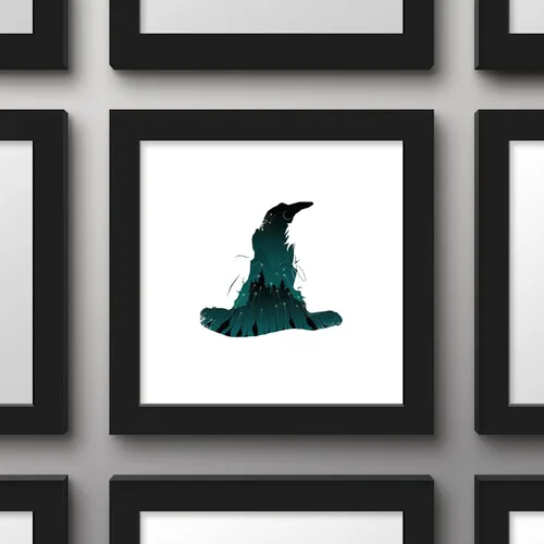 Vista 3 de Trends International Gallery Pops Harry Potter - Póster de pared de la batalla de Hogwarts, 12.00 x 12.00 pulgadas, versión de marco negro