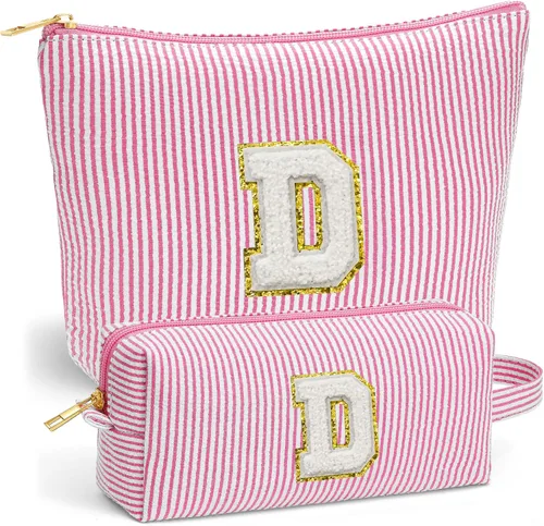 Vista 39 de Set de Bolsos de Maquillaje de Viaje - Bolso Inicial de Aseo de Viaje, Bolso de Cosméticos Portátil Bolso de Maquillaje de Viaje con Artículos Azul