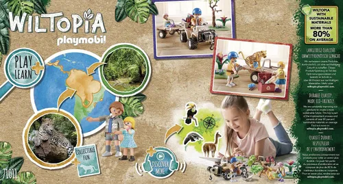 Vista 4 de Playmobil Wiltopia Animal Rescue Quad