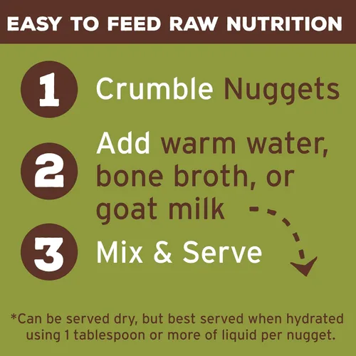 Vista 7 de Primal - Alimento liofilizado para perros, Pronto Mini Nuggets, cordero; tomar y servir, comida completa y equilibrada; también se puede utilizar