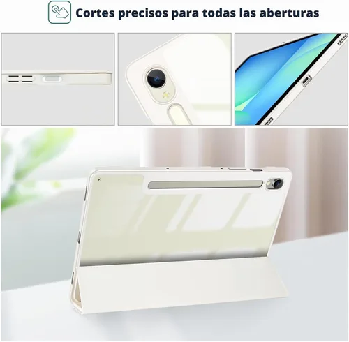 Vista 7 de ProCase Funda protectora para Galaxy Tab S10 FE 2025 / S9 FE 10.9 pulgadas / Tab S9 11 pulgadas 2023, cubierta inteligente de soporte delgado