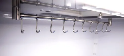 Vista 4 de Campana IV de 18" de ancho – Capucha para preparación de bolsas IV para uso inmediato. Sala limpia portátil cumple con ISO Clase 5 Sala Blanca