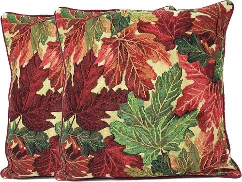 Vista 26 de Tache Home Fashion Funda de almohada 16 x 16 Down The Chimney