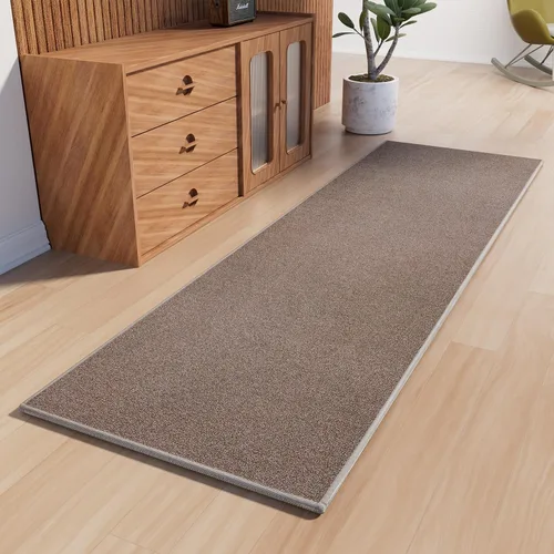 Vista 14 de AREDO Alfombra de pasillo con parte trasera de goma antideslizante, alfombra de piso suave lavable para cocina, pasillo, entrada