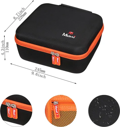 Vista 8 de Mchoi Funda rígida portátil compatible con taladro inalámbrico BLACK+DECKER 20V Max (LDX120C/LD120VA), solo funda, nueva versión