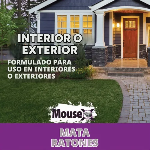Vista 7 de MouseX Pellets de cebo de control de roedores para ratas y ratones - Pellets de uso en interiores y exteriores Bolsa de 5 onzas Sin veneno