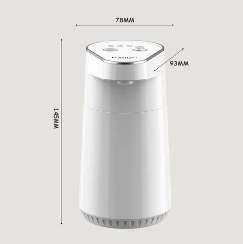 Vista 4 de Bomba inteligente de botella de agua de 4 modos - Flujo rápido de 3 l/min, recargable por USB de 1200 mAh, volumen preestablecido y control