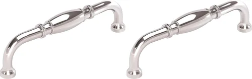 Vista 24 de Amerock Granby 3-3/4 pulgadas (96 mm) de centro a centro Bronce champán Tirador de gabinete - paquete de 10 unidades Champagne bronce
