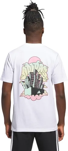 Vista 2 de adidas Camiseta gráfica Nostalgia para hombre
