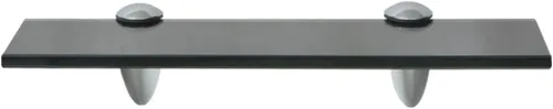 Vista 2 de Estantes de almacenamiento para oficina, estantería de esquina, estante flotante de vidrio de 11.8 x 3.9 pulgadas, 0.3 pulgadas, adecuado