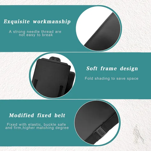 Vista 4 de Extensor de visera polarizada, visera antirreflejo para automóvil que protege del deslumbramiento solar, protección solar interior del automóvil