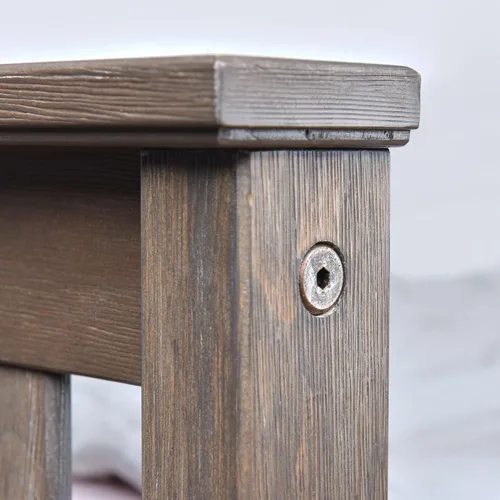 Vista 6 de Max & Lily - Cama Queen, marco de cama con cabecero para niños, listones, color arcilla.