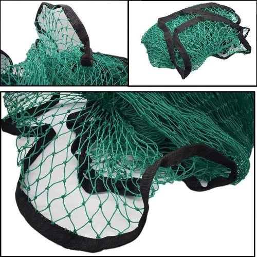 Vista 5 de Red multifuncional para pelotas de golf, barrera de impacto, red de práctica para uso en interiores o exteriores, 10 x 3 pies, 10 x 30 pies