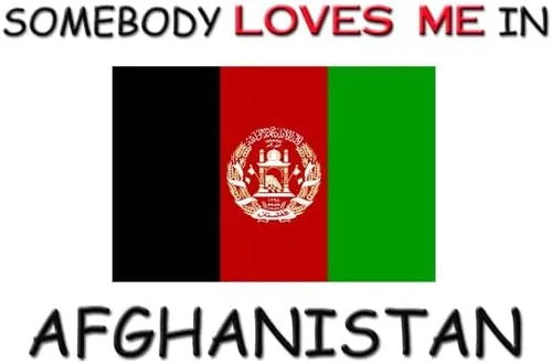 Vista 3 de CafePress Somebody Loves Me in Afghanistan - Pegatina ovalada para parachoques